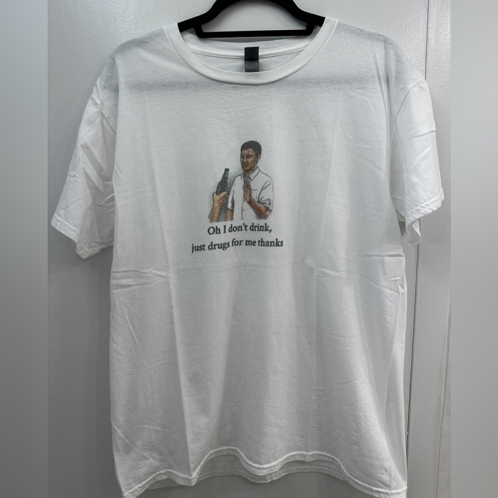 White Graphic Tee